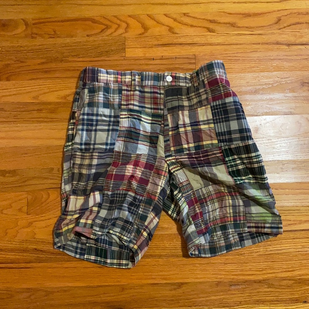 Polo Madras Shorts Mens Size 30